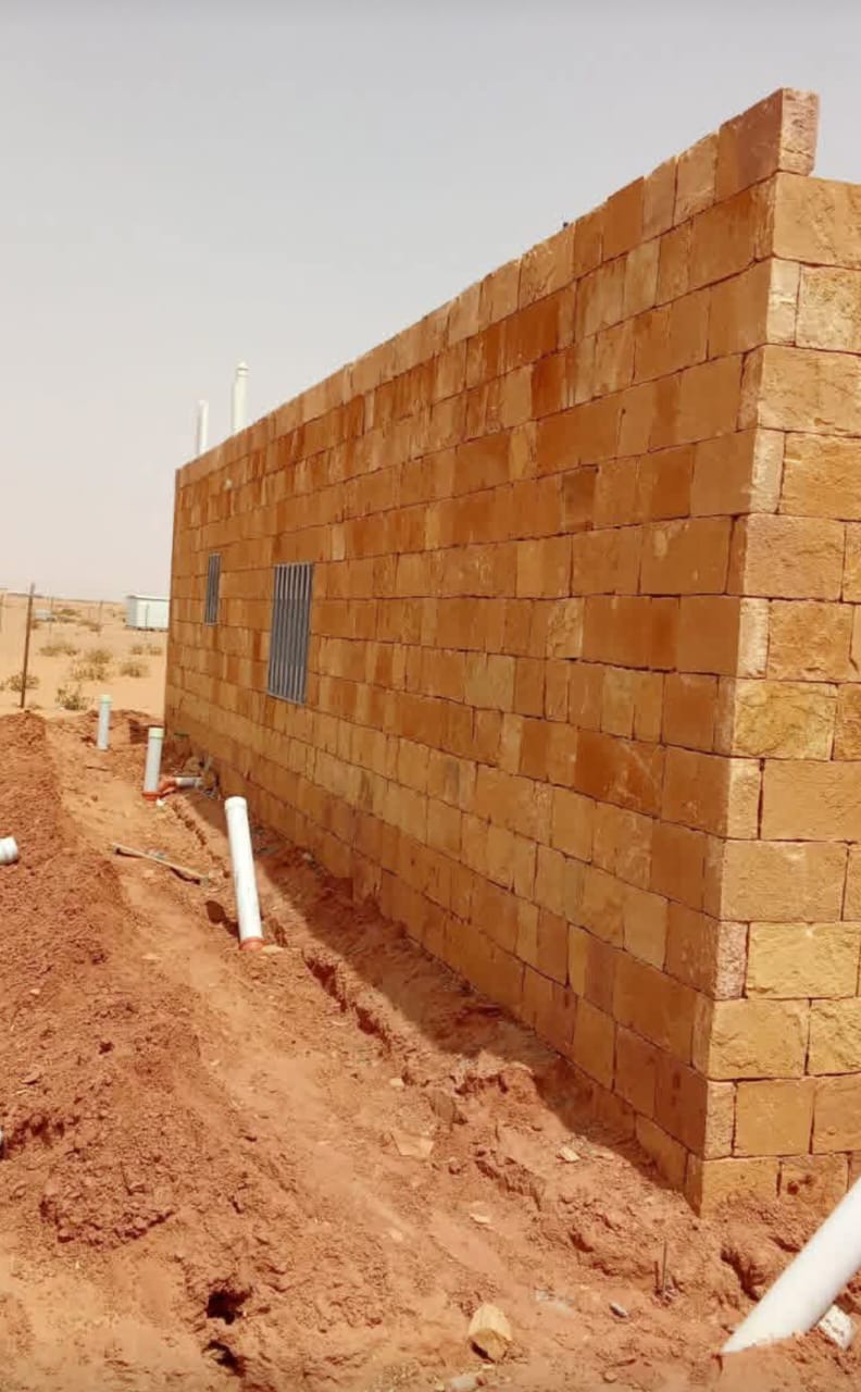 أعمال الحجر الطبيعي - صورة مشروع 9 في الرياض